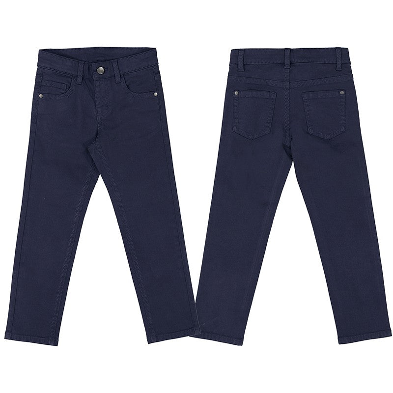 Pantalón Mayoral sarga slim fit basic
