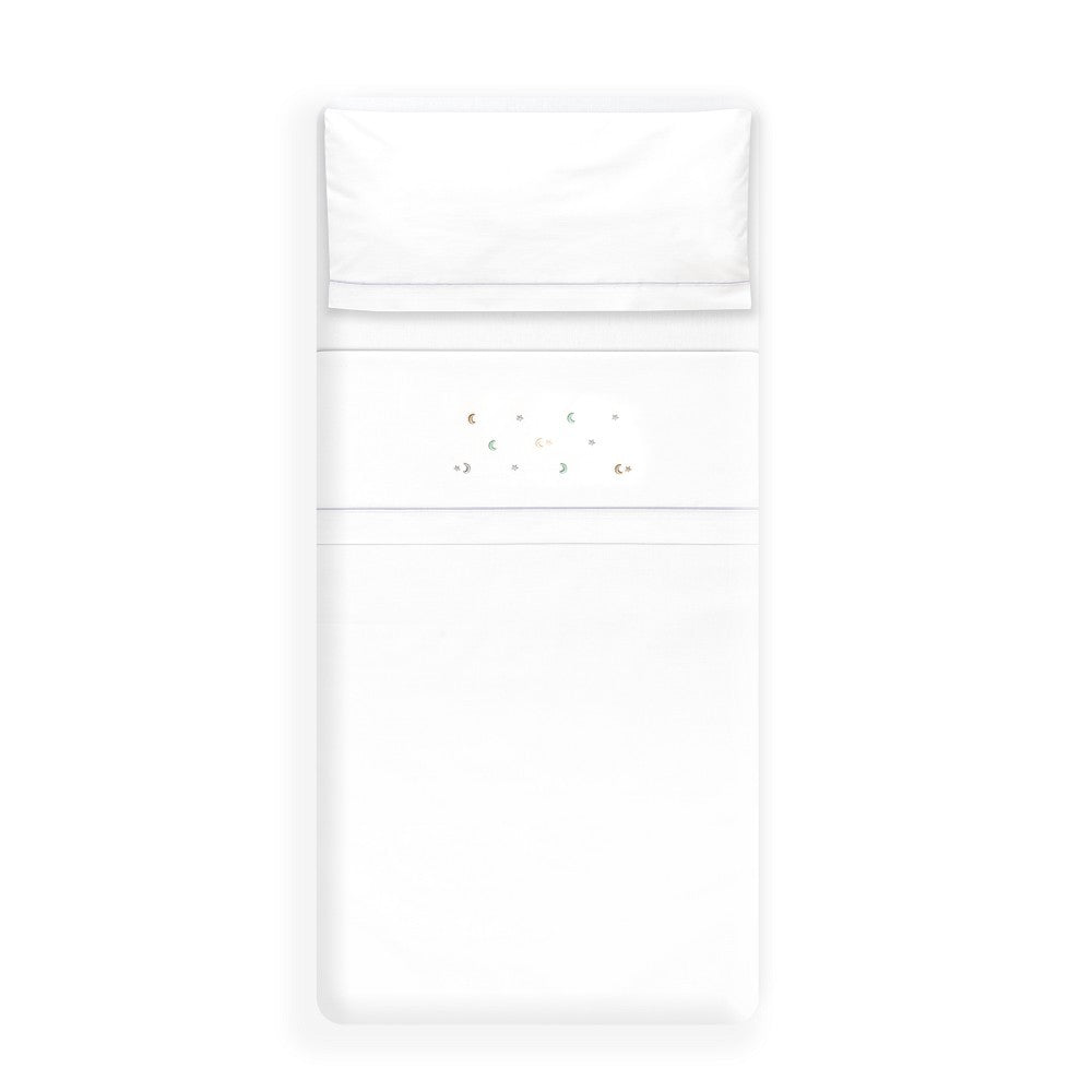 Triptico Cuna Estrella multicolor Luna+ Broche Interbaby