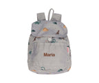 Mochila Pequeña Tela Tutete Dinos World Personalizable
