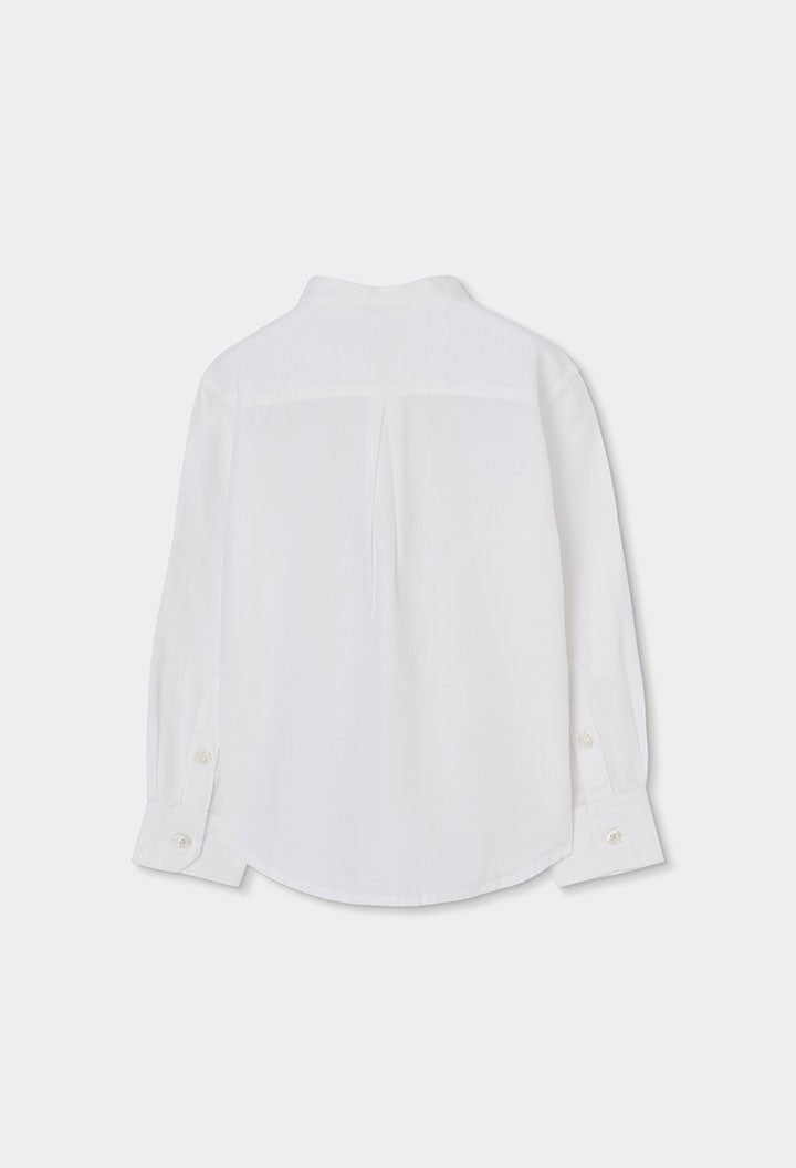Camisa Boboli en lino con manga larga