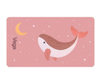Toalla Playa Microfibra Personalizable Monnëka Whale Pink