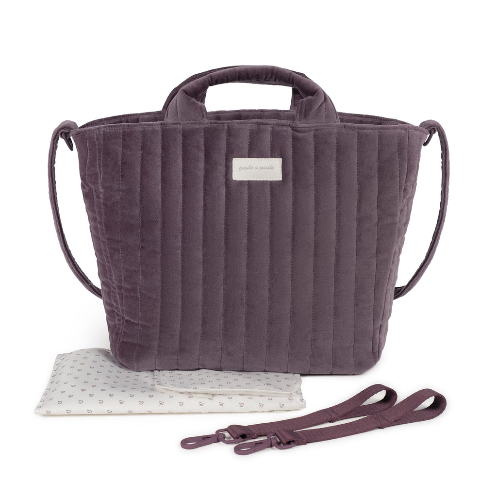 Bolsa Canastilla Pasito a Pasito Cherry Velvet