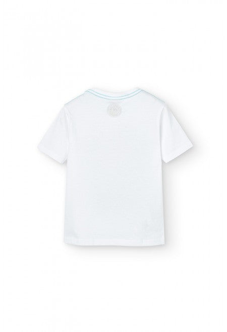 Camiseta Boboli punto manga corta