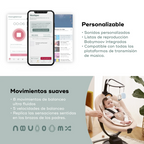 Hamaca eléctrica Babymoov conectada con aplicación Swoon Evolution Connect
