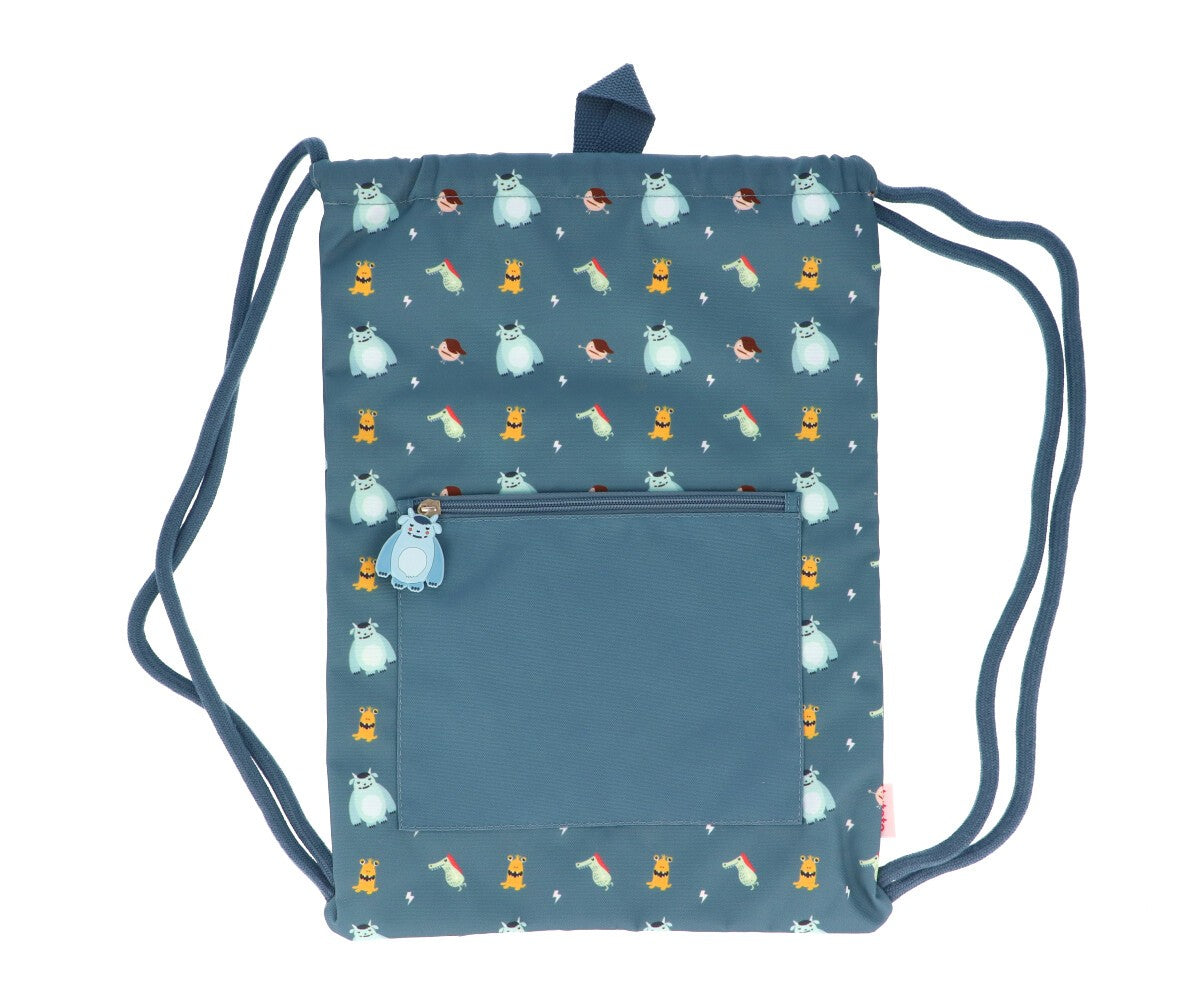 Mochila Tutete Saco Impermeable Little Monsters Personalizable