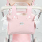 Cochecito de muñeca pequeño La Nina VINTAGE Charol Rosa