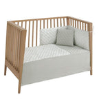 Colcha y Protector Cuna Cambrass House mint