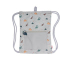 Mochila Saco Impermeable Tutete Dinos World Personalizable