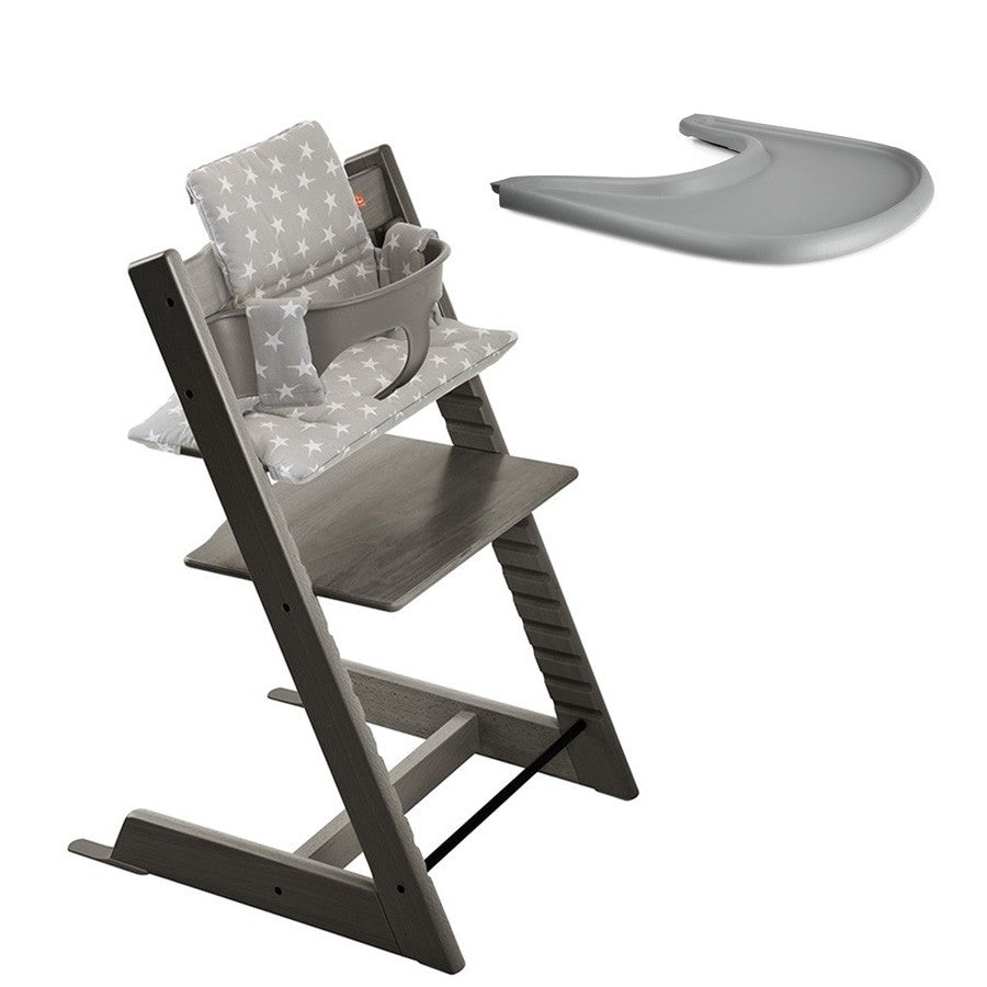 Trona Stokke Tripp Trapp con bandeja Baby Set² y cojin