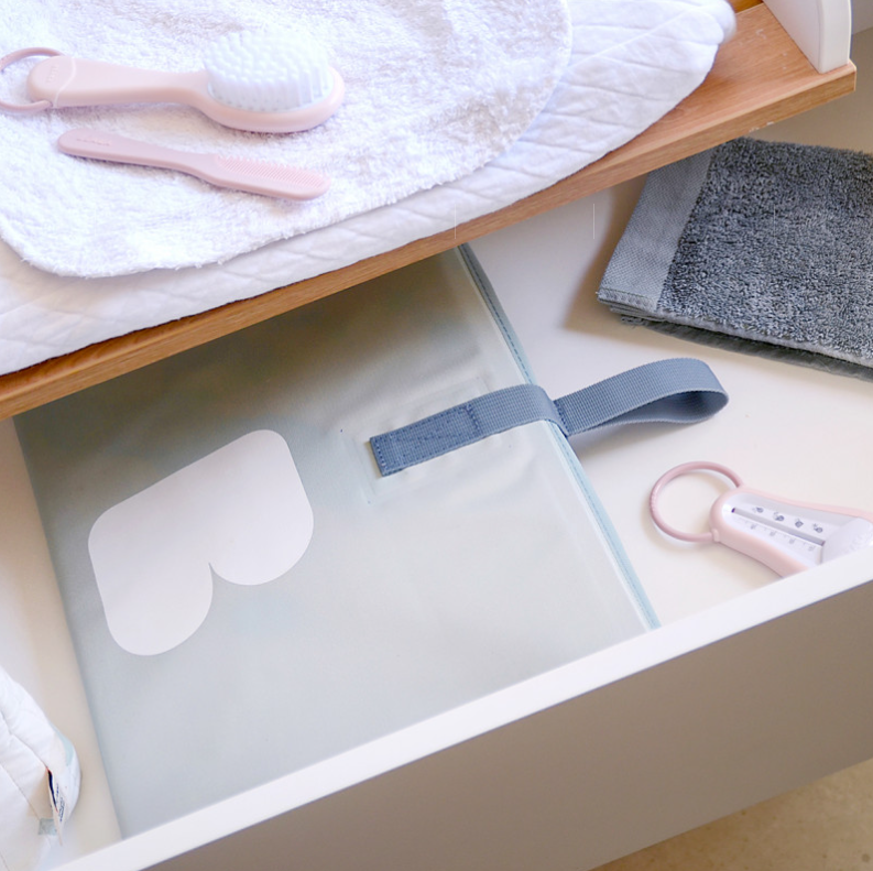 Bañera plegable Beaba Pop-up Camele’o grey blue