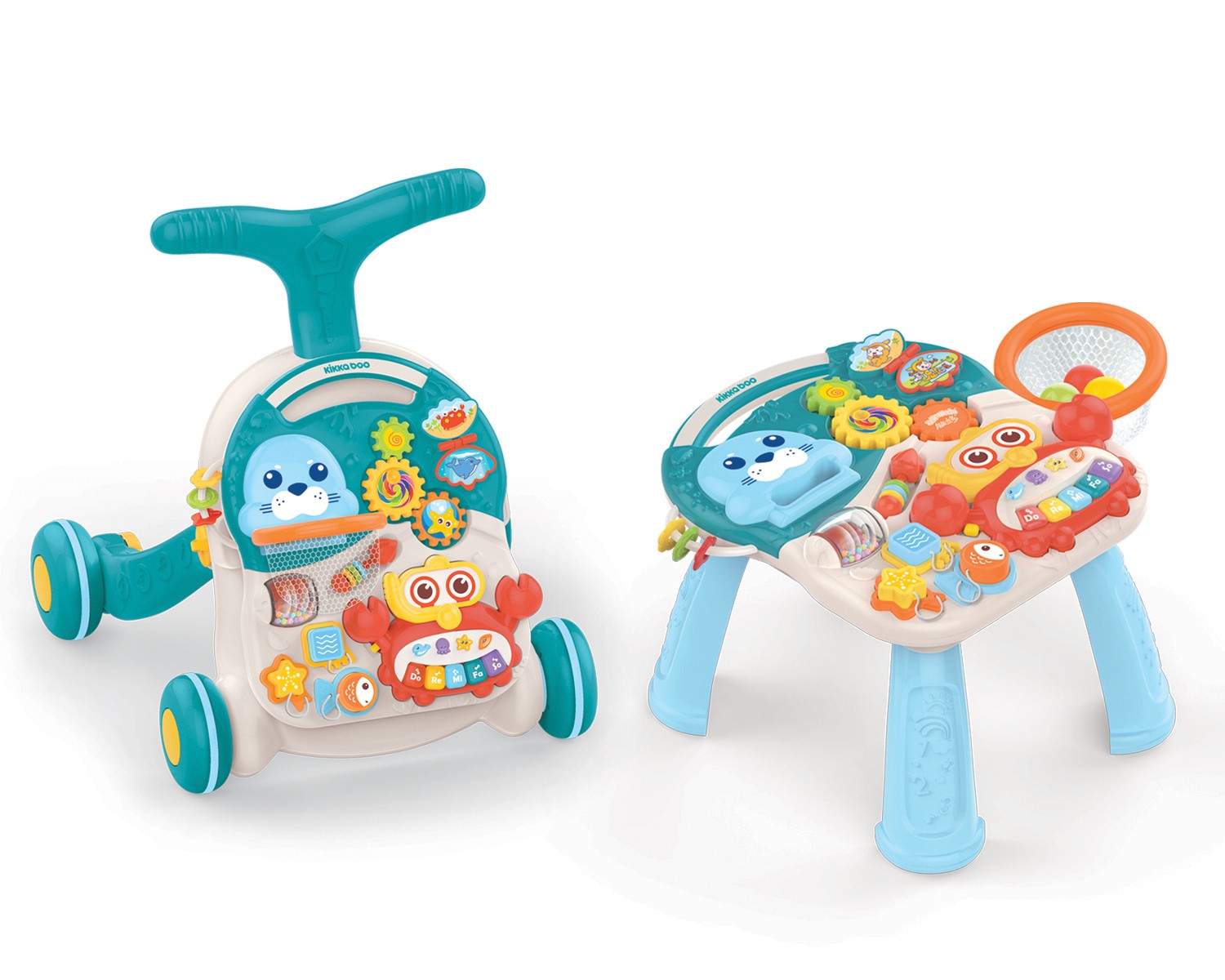 Andador 2 en 1 Kikka boo Wobble Fun