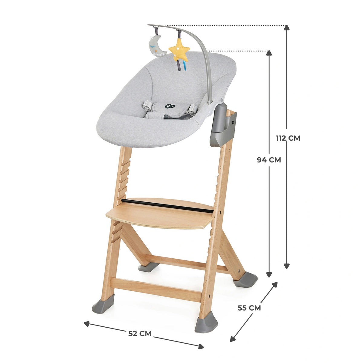 Trona Kinderkraft Enock con balancín Calmee