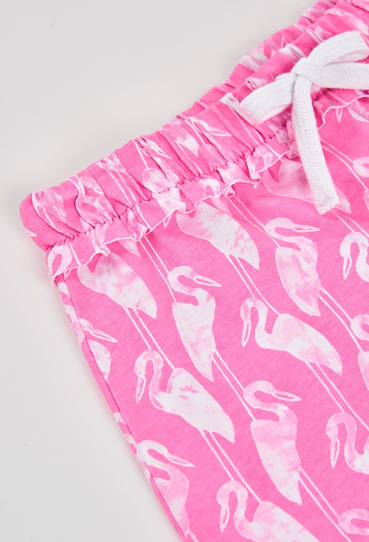 Short Boboli punto estampado