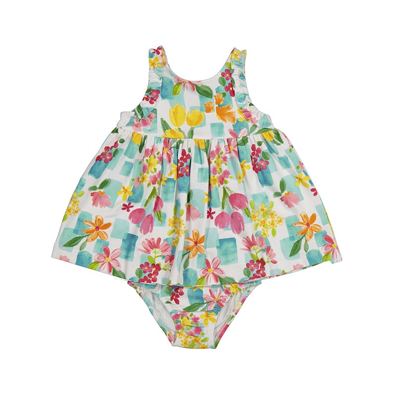 Vestido Mayoral estampado con braguita