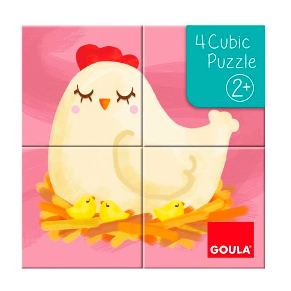 Puzzle Goula Cubos Animales