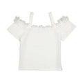 Camiseta Mayoral manga corta flores 3d