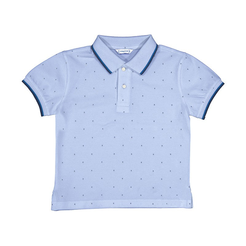 Polo Mayoral manga corta micro estampado