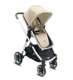 Cochecito duo Arrue OBE con plastico de lluvia