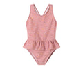 Bañador Monnëka Cruzado con Volantes Whale Pink