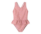 Bañador Monnëka Cruzado con Volantes Whale Pink