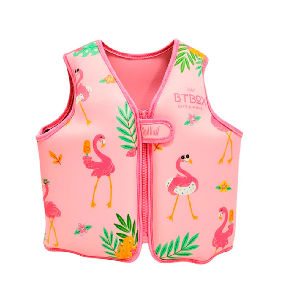 Chaleco flotador aprendizaje Btbox Flamingos
