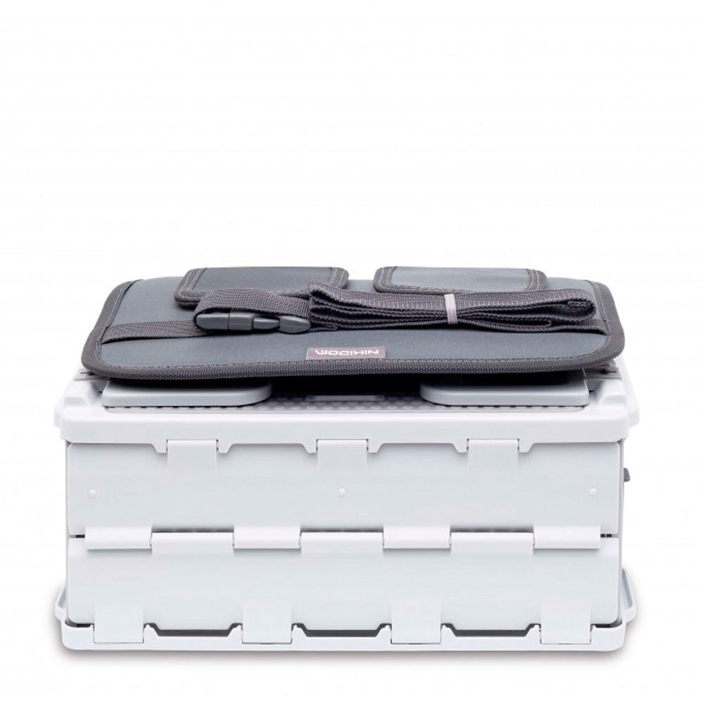 Trona Portátil Nikidom Flat Pack ultra compacta grey
