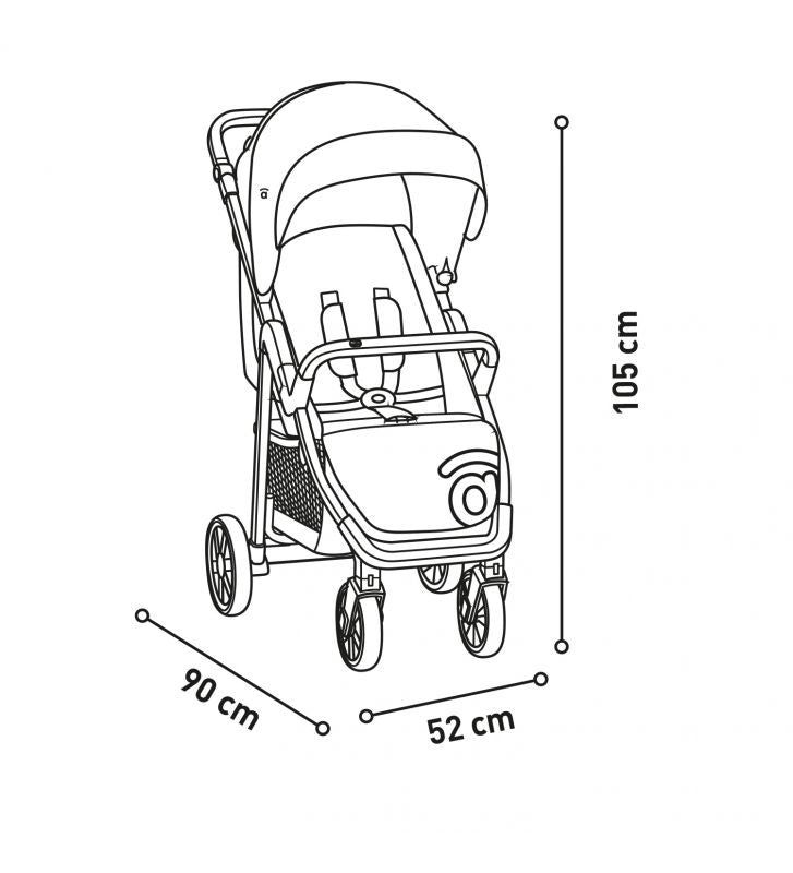 Silla Paseo Asalvo NESS 2 hasta 22 kg