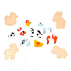 4 Puzles Janod Evolutivos Granja