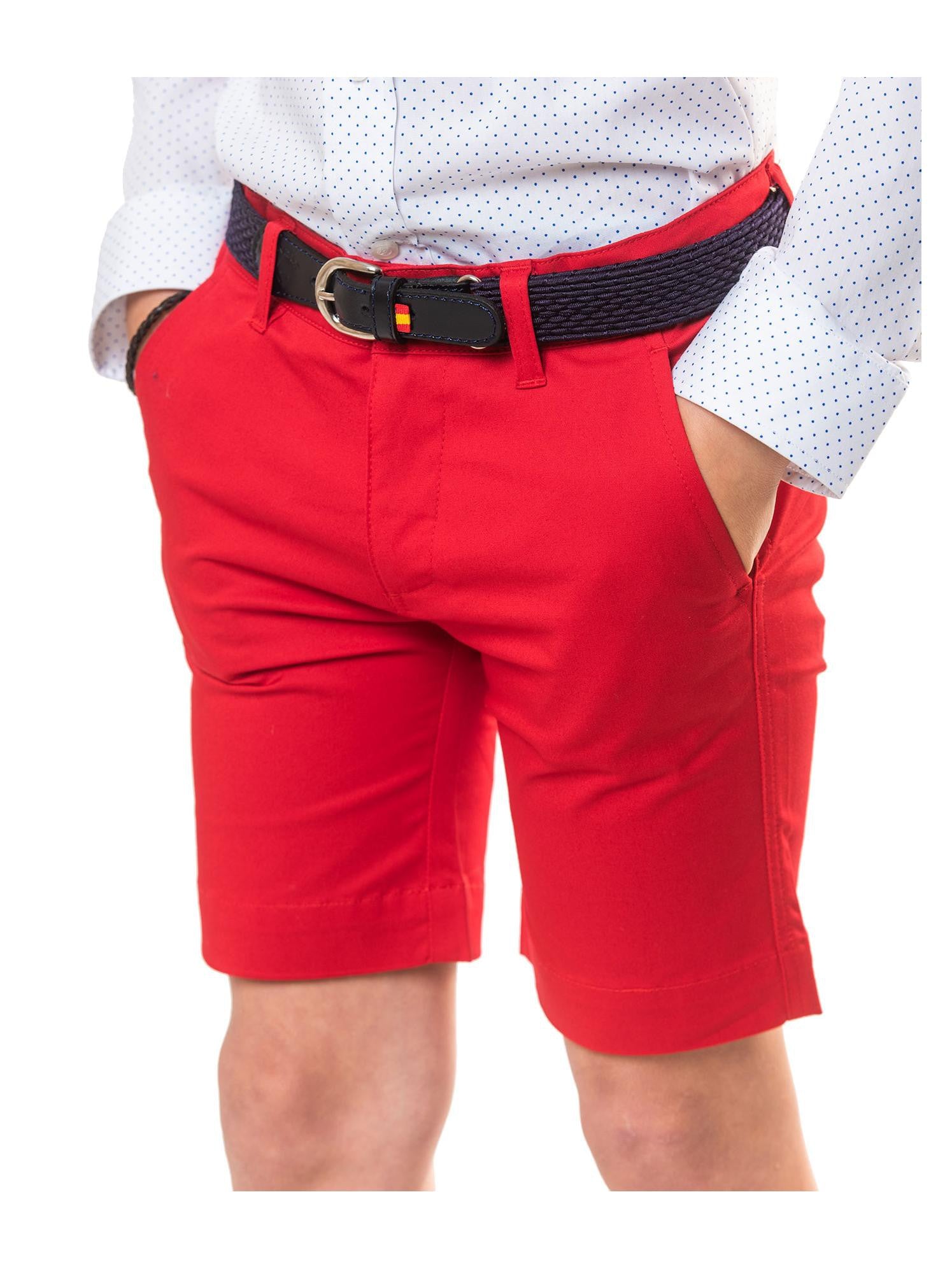 Bermuda basica Spagnolo gabardina elastan 5541