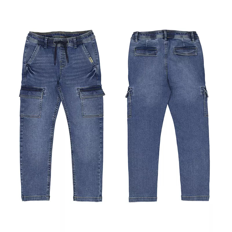 Pantalón Mayoral denim jogger cargo