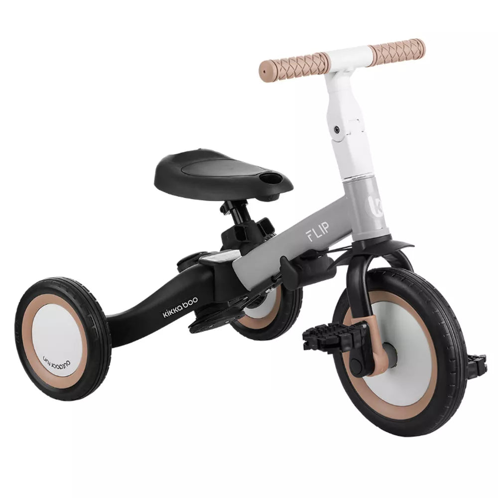 Triciclo con barra KikkaBoo FLiP 5 en 1