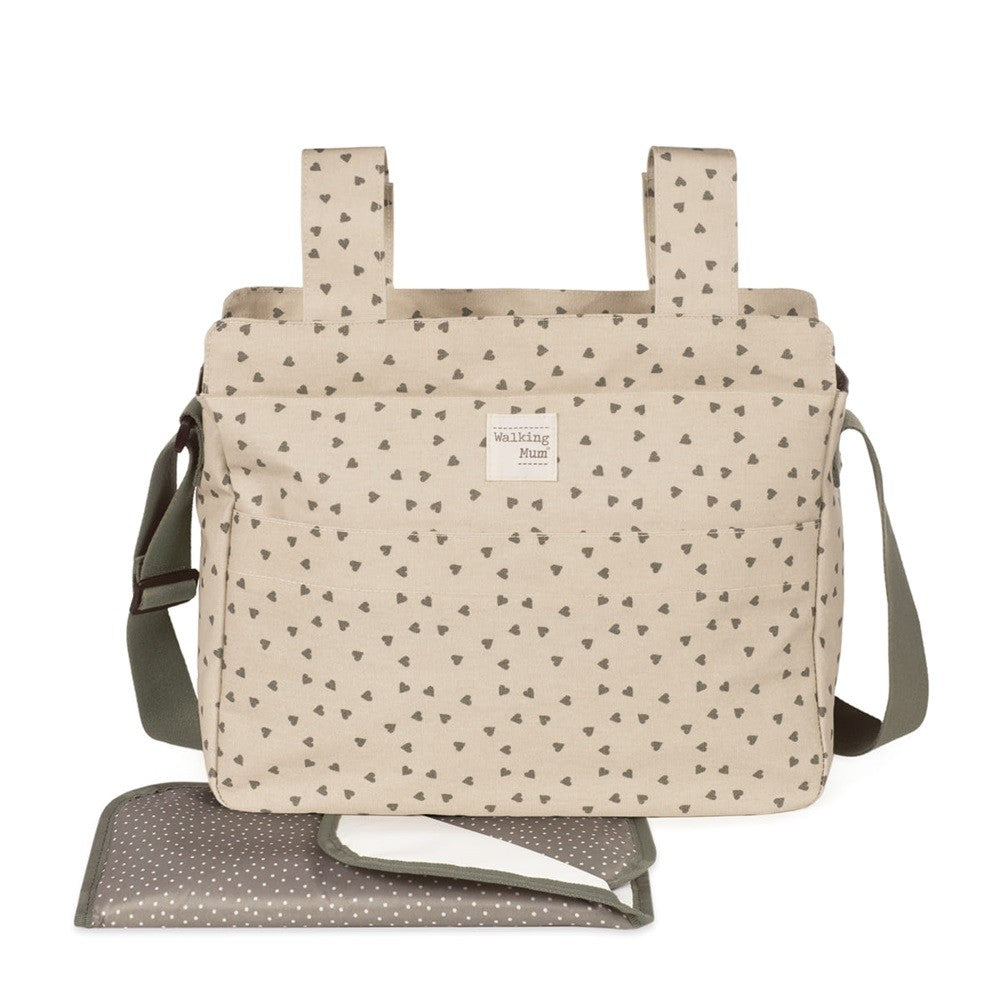 Bolsa Canastilla Walking Mum Poppy Corazones