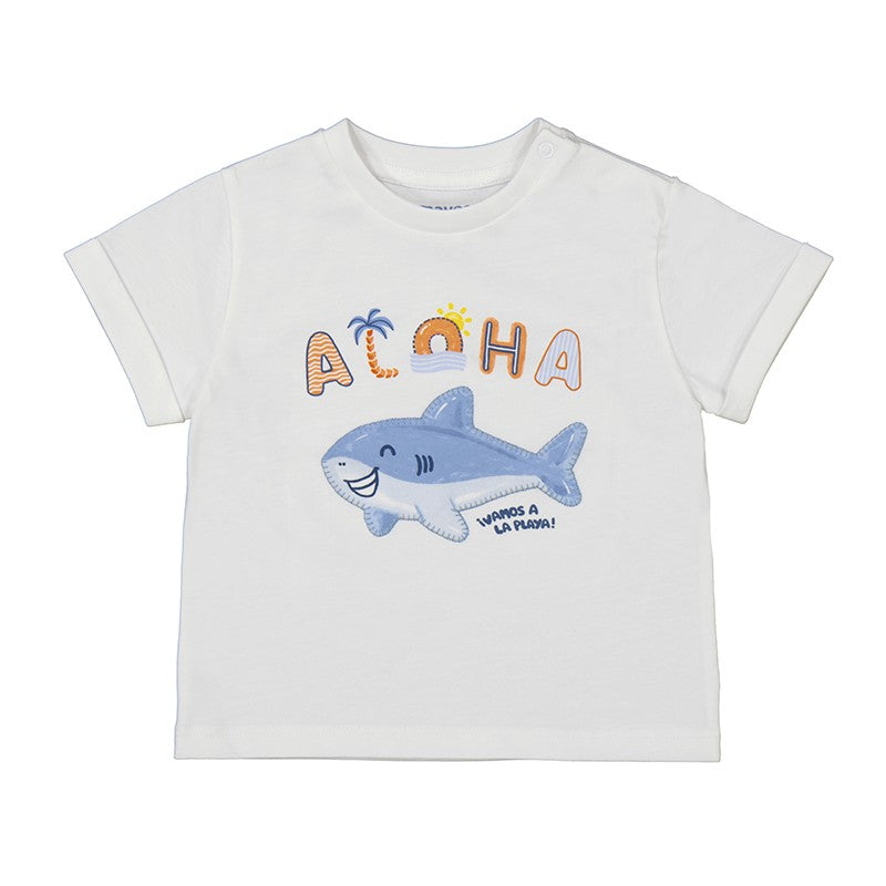 Camiseta Mayoral manga corta aplique