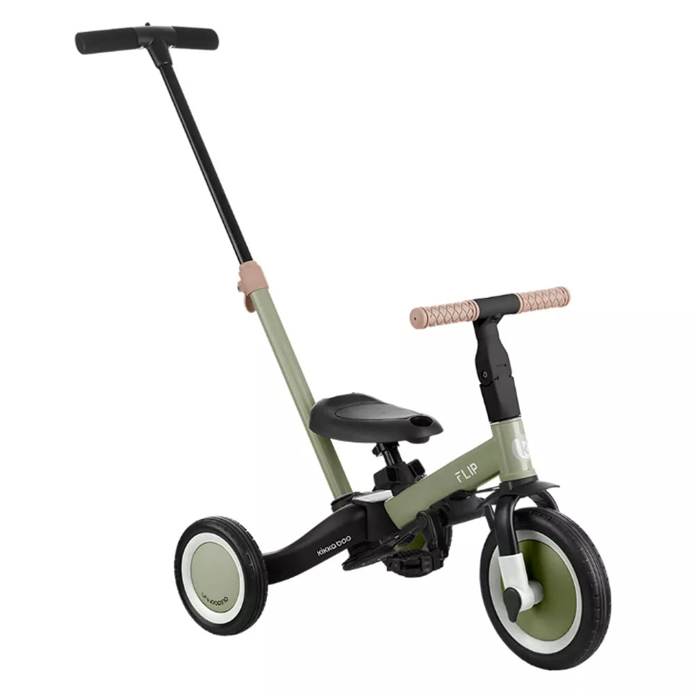 Triciclo con barra KikkaBoo FLiP 5 en 1
