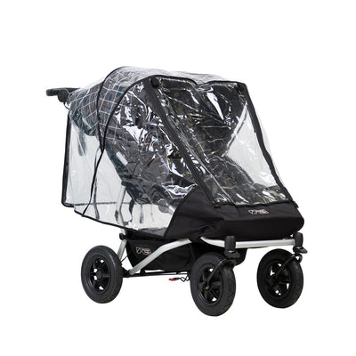 Capa de chuva de plástico Mountain Buggy duet 3.2 capa de chuva dupla