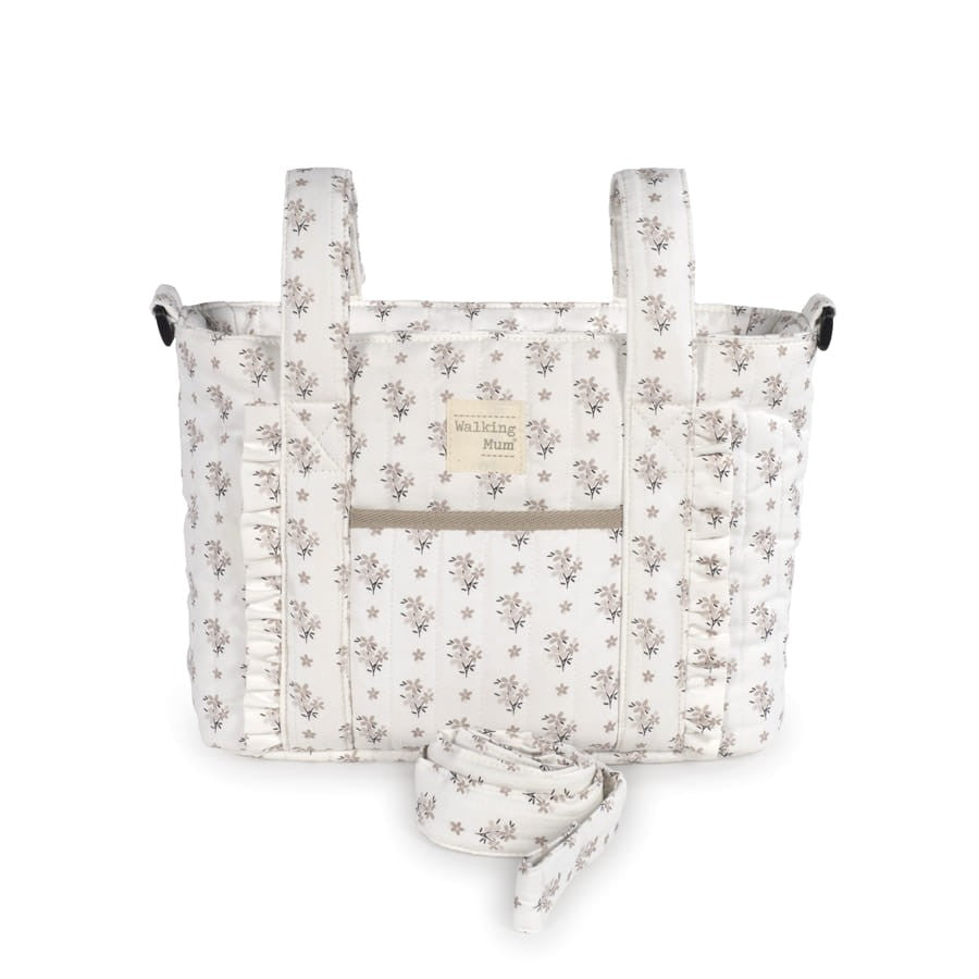 Bolsa Crossbody Walking Mum Botton Flores