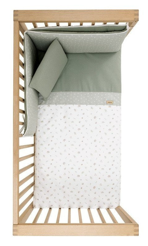 Juego 2 piezas Colcha I-V Cuna Cambrass 60x120 cm Calma