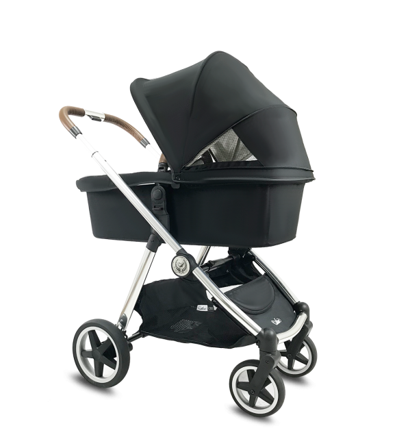 Cochecito duo Arrue OBE con plastico de lluvia