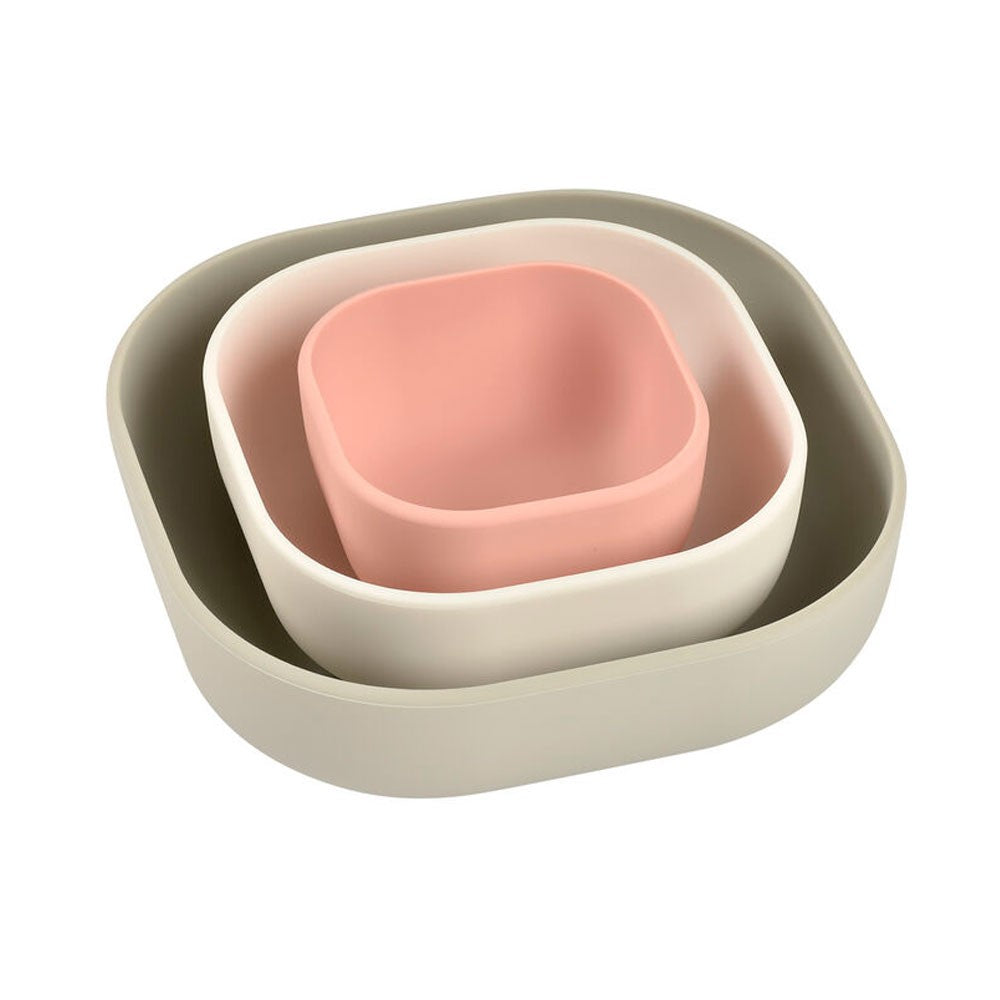 Juego de 3 cuencos Beaba de Silicona