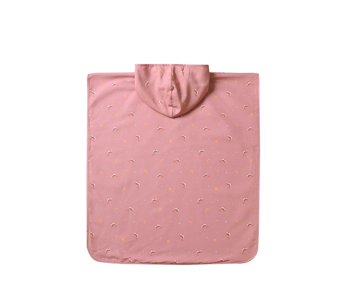 Poncho Monnëka Whale Pink