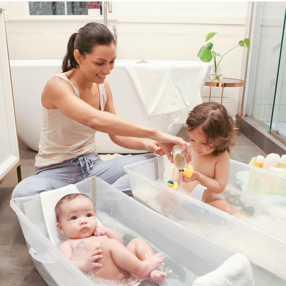 Bañera Stokke Flexi Bath termosensible con patas