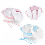 Set Cuenco con ventosa Kikka Boo 4 en 1 y cubiertos