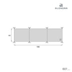 Protector cuna Alondra 70x140 cm reversible