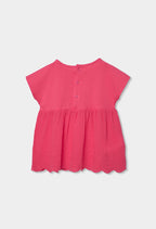 Camiseta Boboli punto combinada