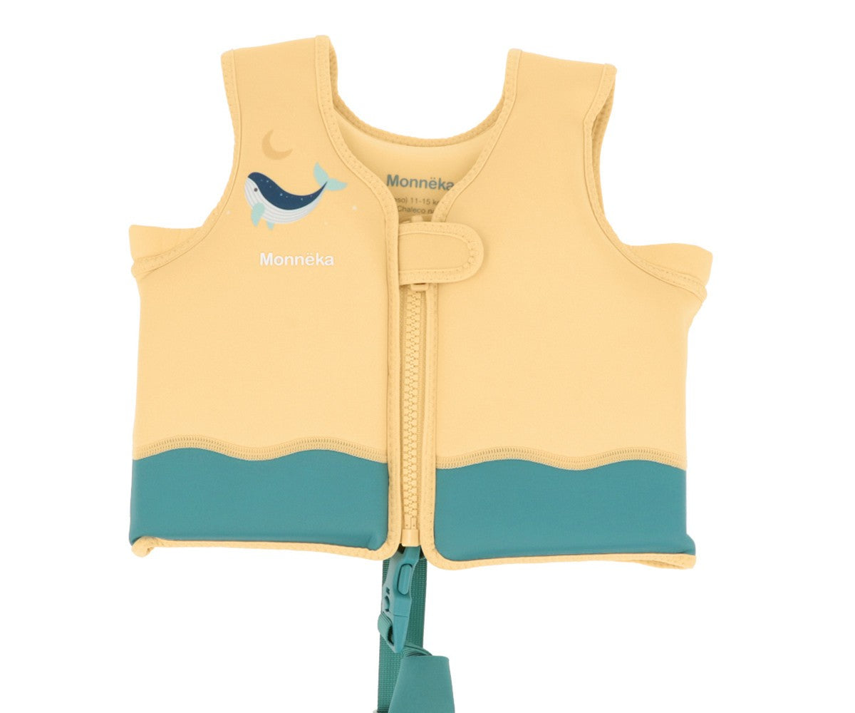 Chaleco Flotador Aprendizaje Monnëka Whale Teal