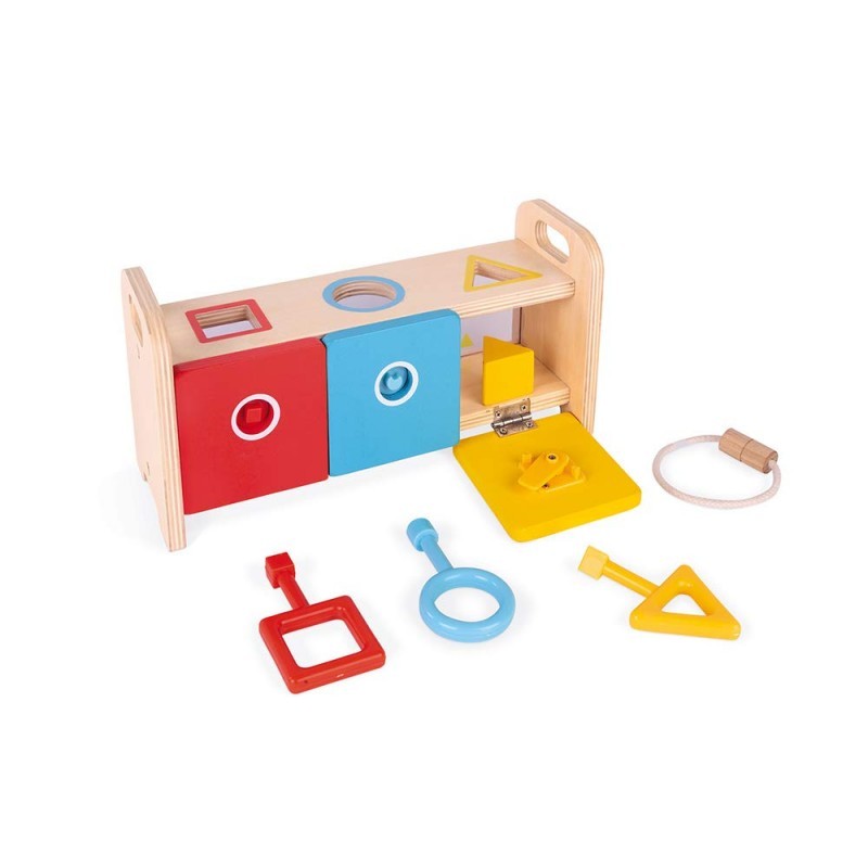 Juego Caja de llaves Janod con 6 figuras