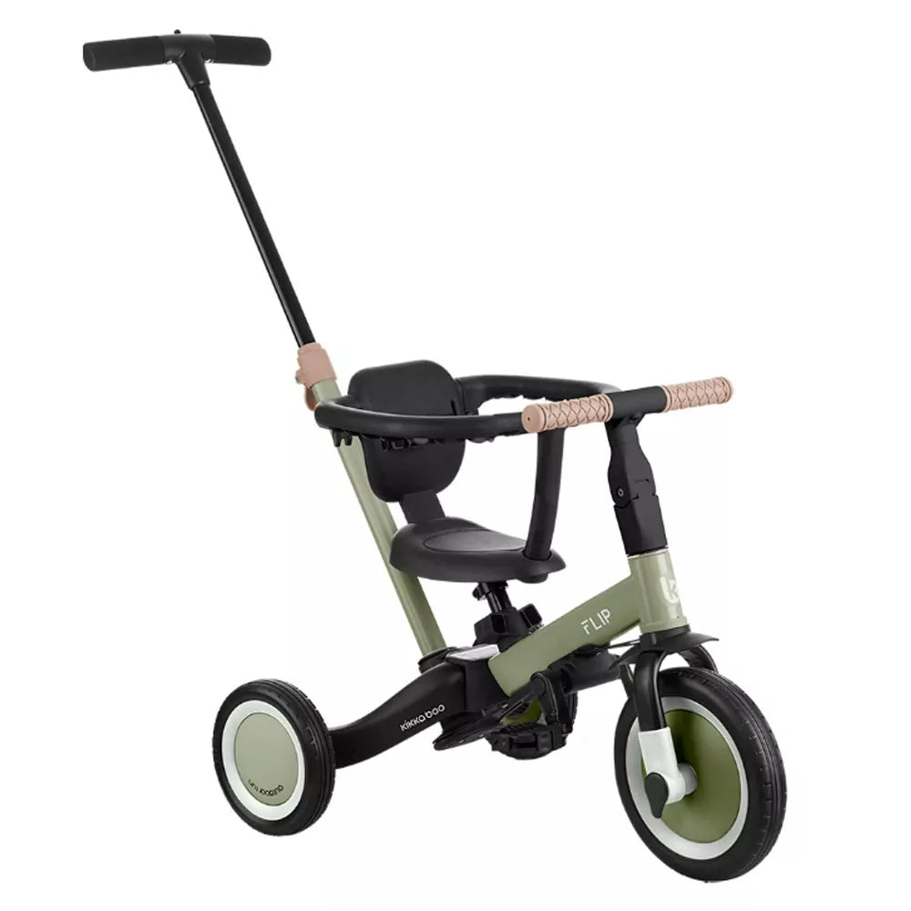 Triciclo con barra KikkaBoo FLiP 5 en 1