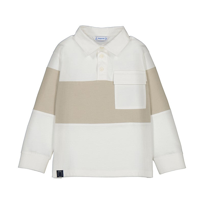 Polo Mayoral manga larga color block