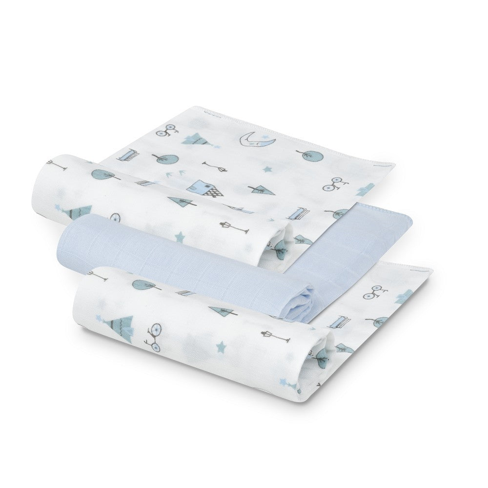 Pack 3 Gasas Interbaby Bambú