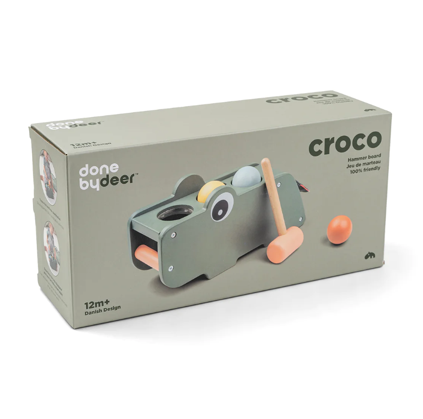 Caja de juego Done By Deer Croco martillo